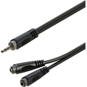 Roxtone - RAYC400L02 - 3.5mm F x2 to 3.5mm M 0.2M Audio Cables & Adapters