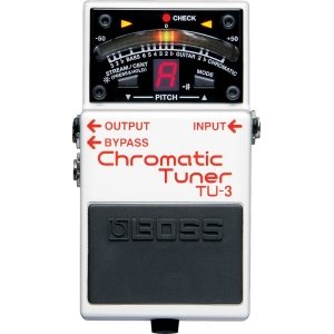 Boss TU-3 Chromatic Tuner, White