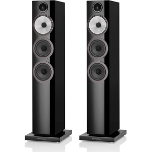 Bowers & Wilkins 704 S3 3-Way Floorstanding Loudspeaker, Gloss Black - Pair