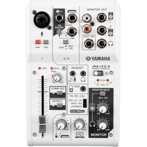 Yamaha Ag03 3-Channel Mixing Console
