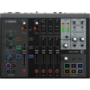 Yamaha Ag08 Live Streaming Mixer - Black