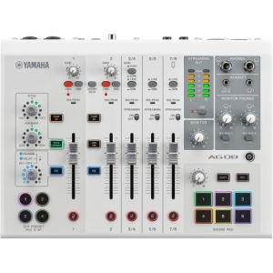 Yamaha Ag08 Live Streaming Mixer - White