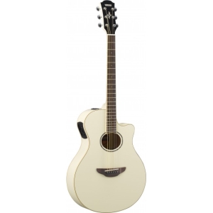 Yamaha Apx600 Acoustic Guitar Vw- Vintage White
