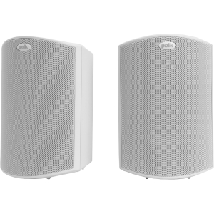 Polk Audio ATRIUM4WT Outdoor Speakers with 4.5″ Drivers – White(Pair)