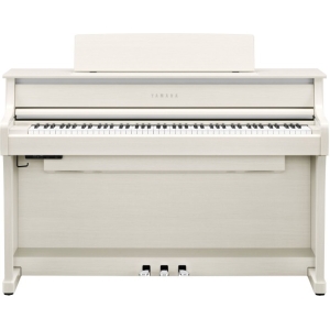Yamaha Clavinova Clp-875 Wb Digital Piano With Bench - White Birch