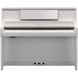 Yamaha Clavinova Csp-295 Pwh Digital Piano With Bench - Polished White