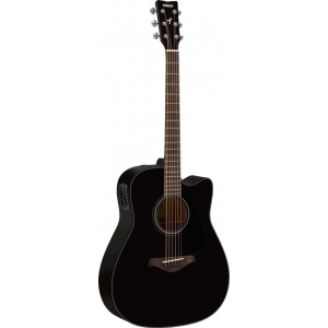 Yamaha Fgx800C Acoustic Electric Guitar-Black