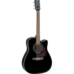 Yamaha Fx370C Bl Acoustic Electric Guitar-Black