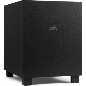 Polk Audio Monitor MXT10SUBBK 10″ powered high-performance 50W Subwoofer – Black(Single)