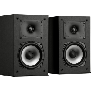 Polk Audio Monitor MXT15BK Compact Bookshelf Speakers – Black (Pair)
