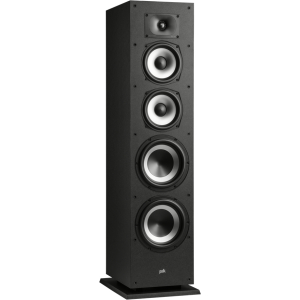 Polk Audio Monitor MXT70BK High-Resolution Large Floor-Standing 2-Way Tower Speaker – Black