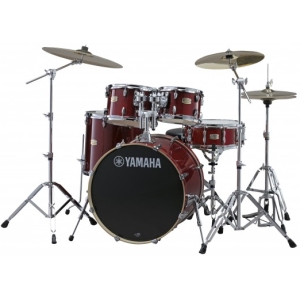 Yamaha Sbp2F5Cr Stage Custom Birch Drum Shell Pack - Cranberry Red (Without Hardware)