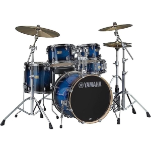 Yamaha Sbp2F5 Stage Custom Birch Drum Shell Pack - Deep Blue Sunburst (Without Hardware)
