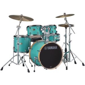 Yamaha Sbp2F5 Stage Custom Birch Drum Shell Pack - Matte Surf Green (Without Hardware)