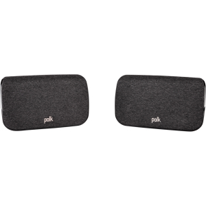 Polk Audio MAGSR2 Surrounds Wireless Surround Speakers for Select Sound Bars – Black