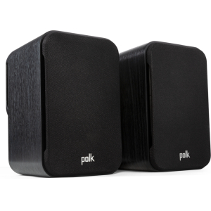 Polk Audio SIGS10ELBK Signature Elite High-Quality Wall-Mountable Satellite Surround Speakers – Black (Single)