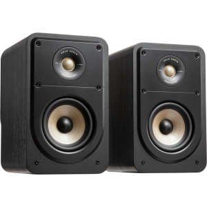 Polk Audio SIGS15ELBK Signature Elite Bookshelf Speakers – Black (Pair)