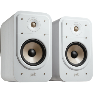 Polk Audio SIGS20ELWT Signature Elite Bookshelf Speakers – White (Pair)