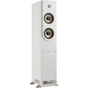 Polk Audio SIGS50ELWT Signature Elite Floorstanding Speakers – White (Single)