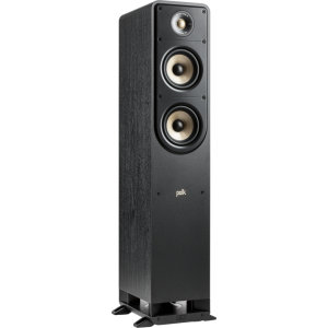 Polk Audio SIGS50ELBK Signature Elite Floorstanding Speakers – Black (Single)