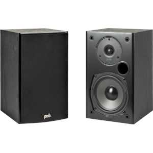 Polk Audio T15BK Bookshelf Speakers – Black