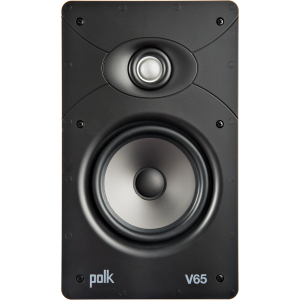Polk Audio V65 Vanishing In-Wall Speaker with 6.5″ Driver - Single